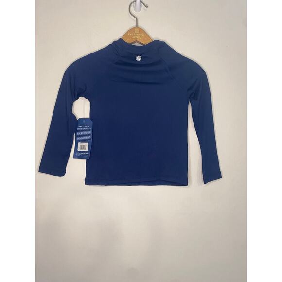 NWT Kids Life Is Good Dark Blue Rash Guard Swim Shirt Size Small Beach Swim - Picture 7 of 13